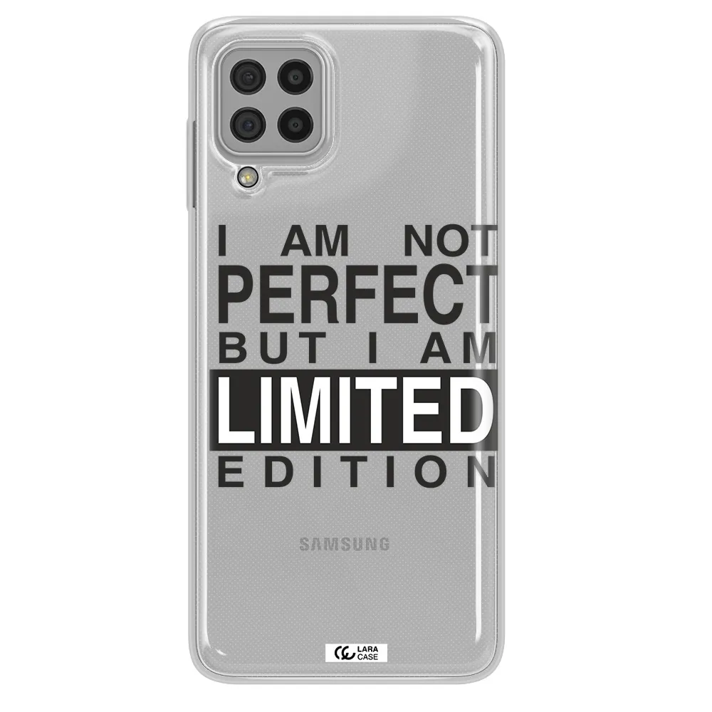 I Am Not Perfect Samsung A22 4g Clear TPU Case