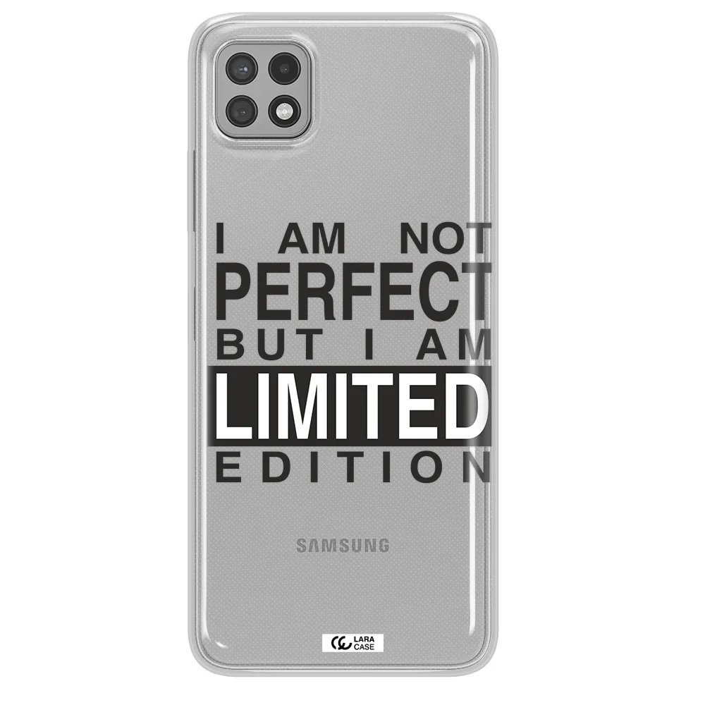 I Am Not Perfect Samsung A22 5g Clear TPU Case