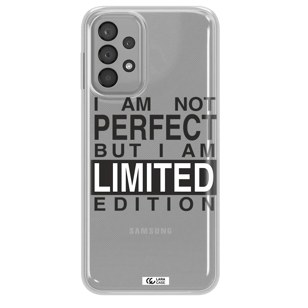 I Am Not Perfect Samsung A23 Clear TPU Case