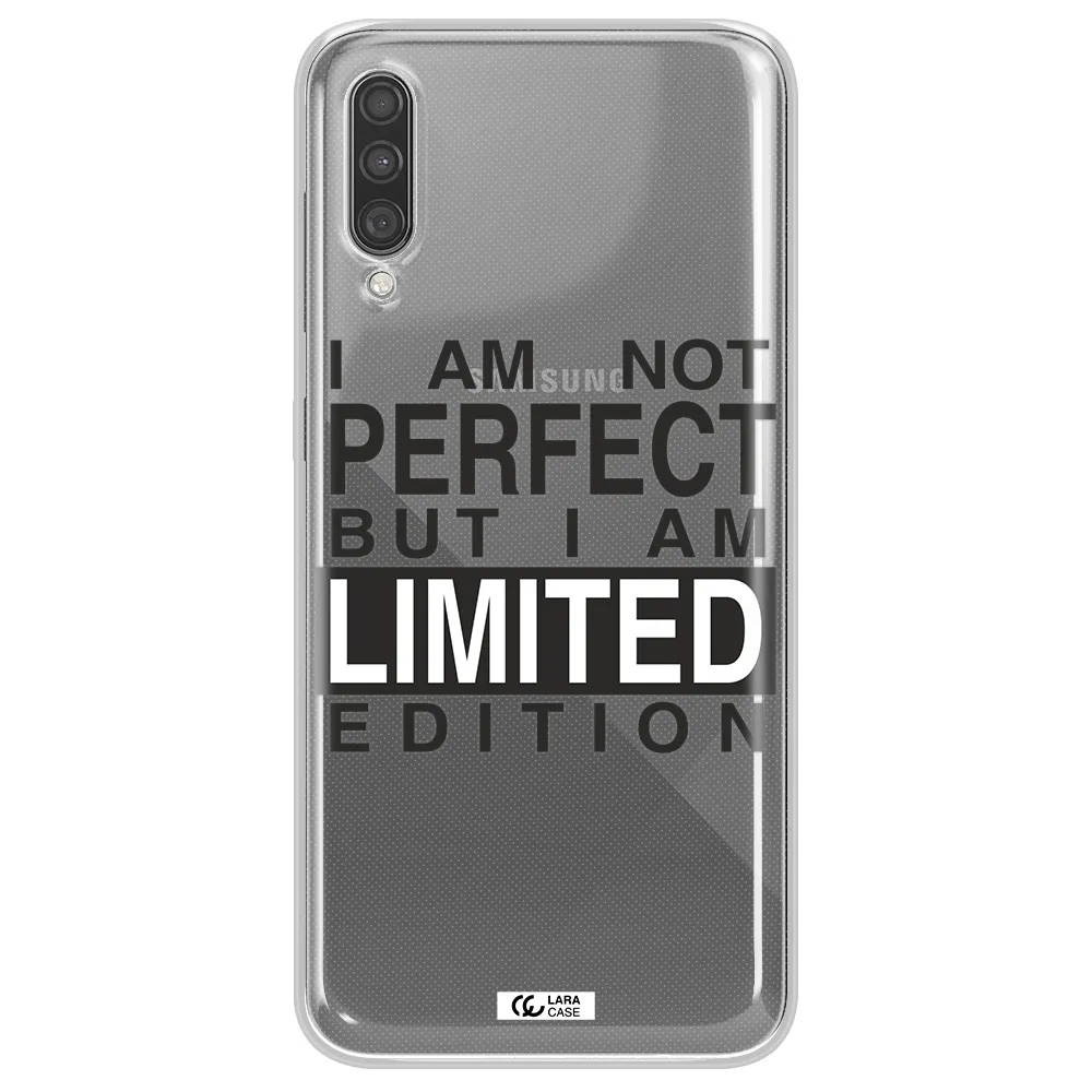 I Am Not Perfect Samsung A30S Clear TPU Case