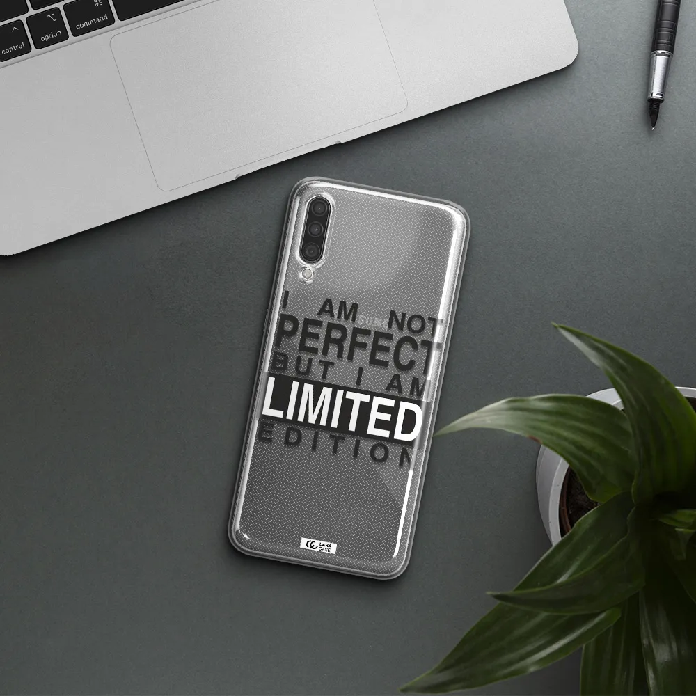 I Am Not Perfect Samsung A30S Clear TPU Case