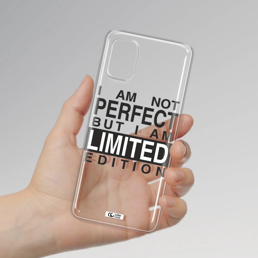 I Am Not Perfect Samsung A31 Clear TPU Case