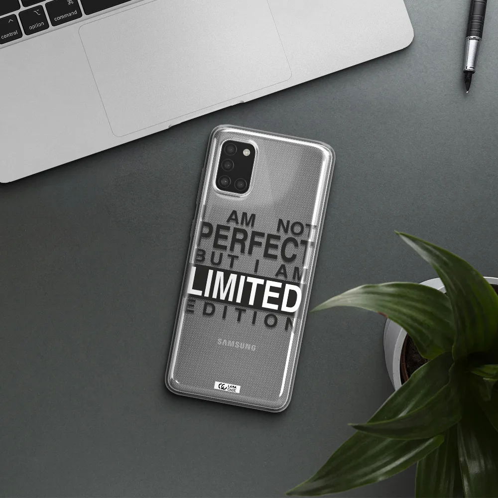 I Am Not Perfect Samsung A31 Clear TPU Case
