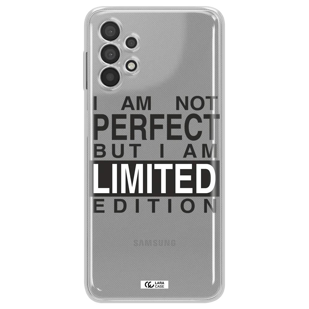 I Am Not Perfect Samsung A32 Clear TPU Case