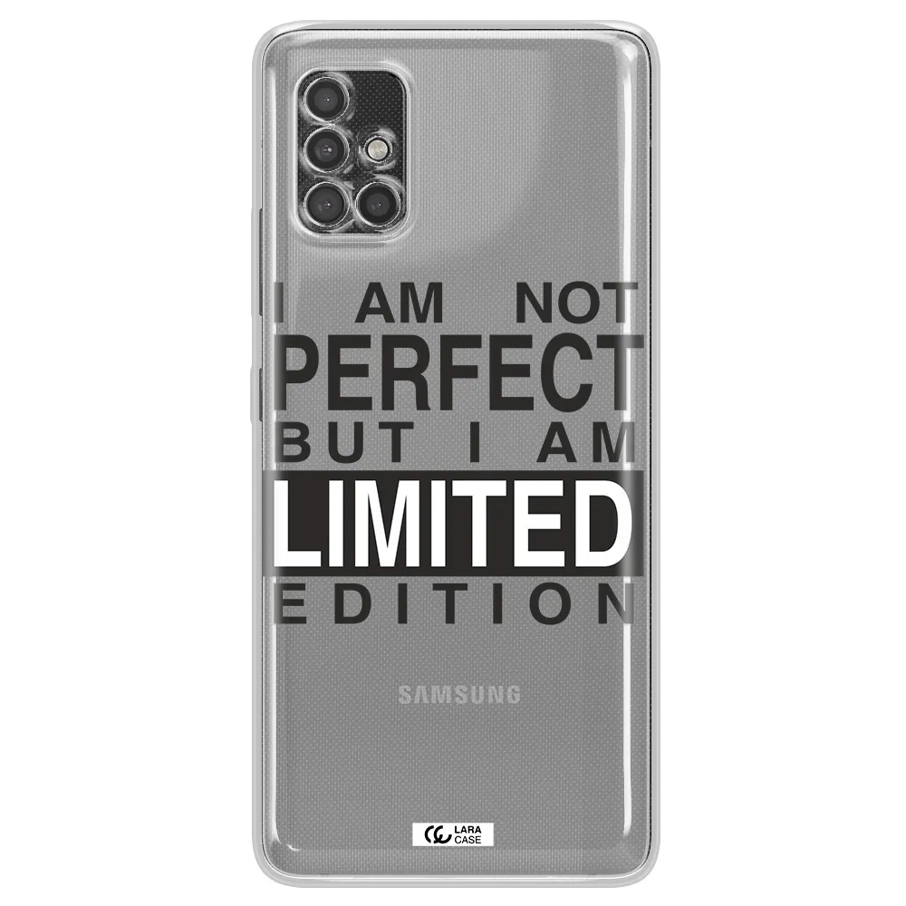 I Am Not Perfect Samsung A40S Clear Tpu Case