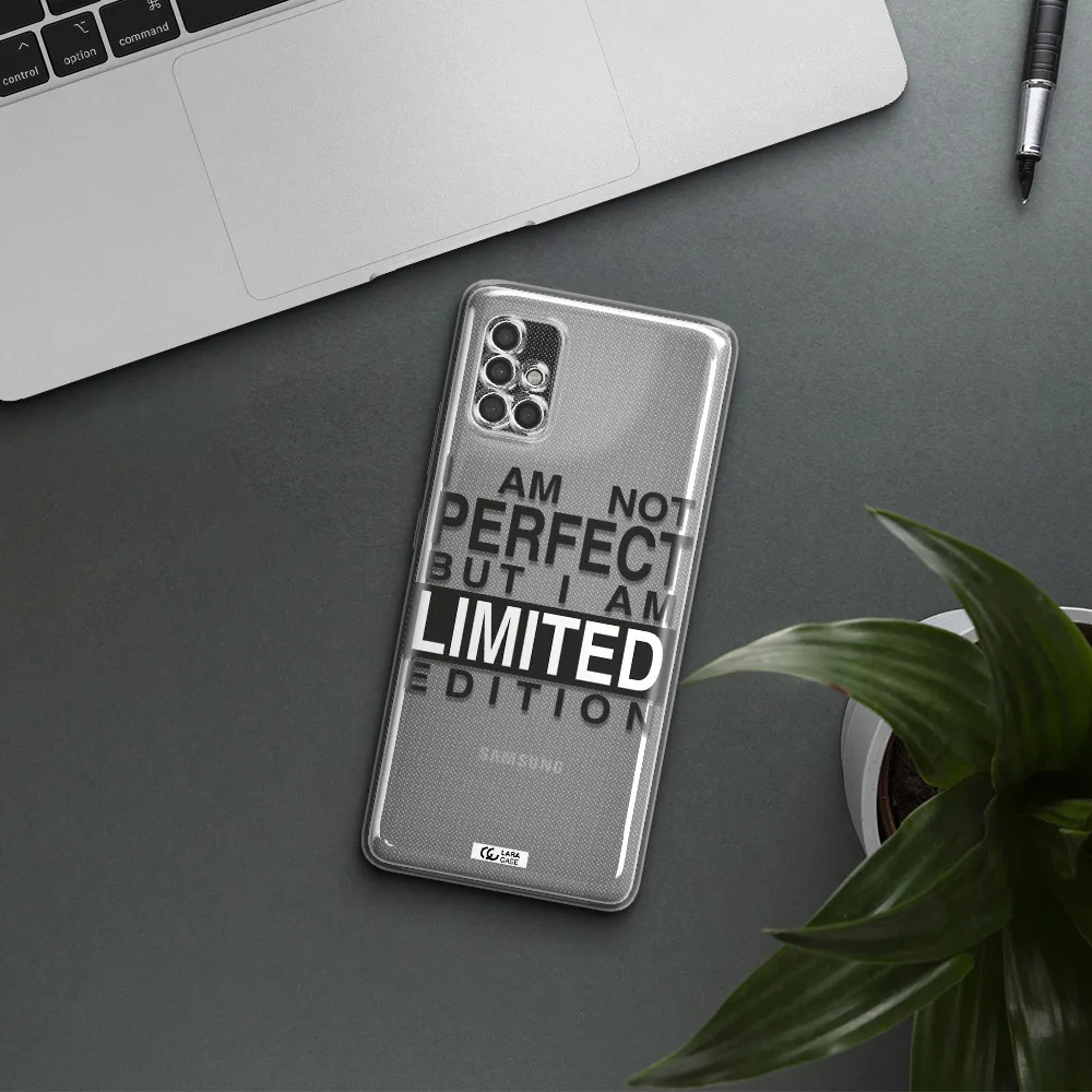 I Am Not Perfect Samsung A40S Clear Tpu Case