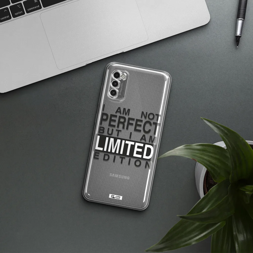 I Am Not Perfect Samsung A41 Clear Tpu Case