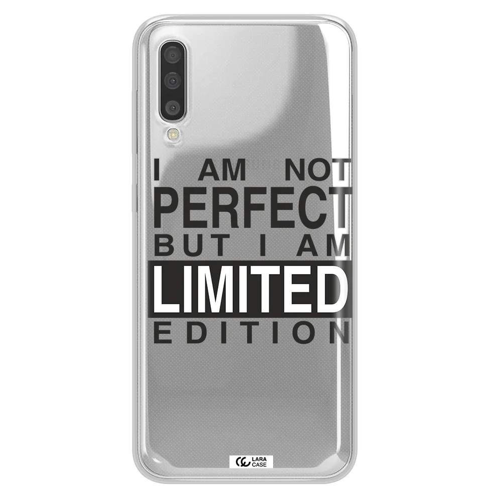I Am Not Perfect Samsung A50 Clear TPU Case