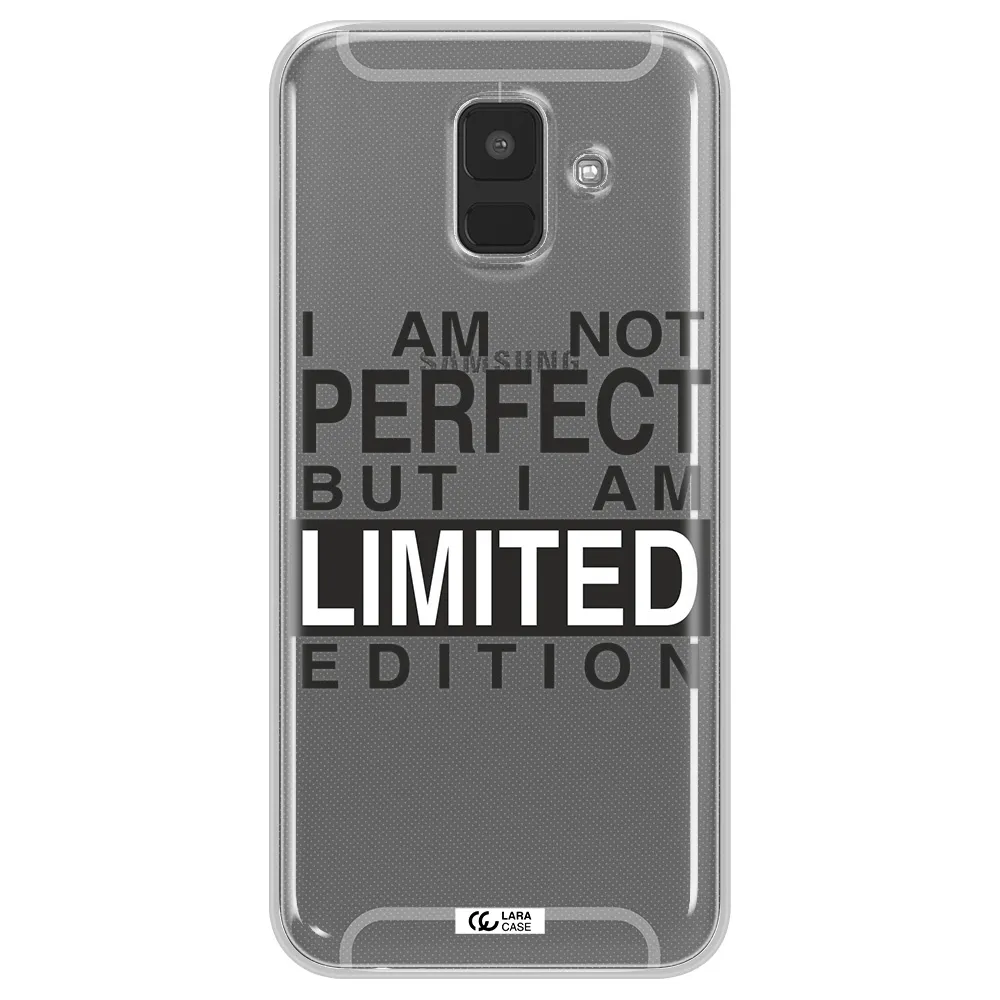I Am Not Perfect Samsung A6 Clear TPU Case