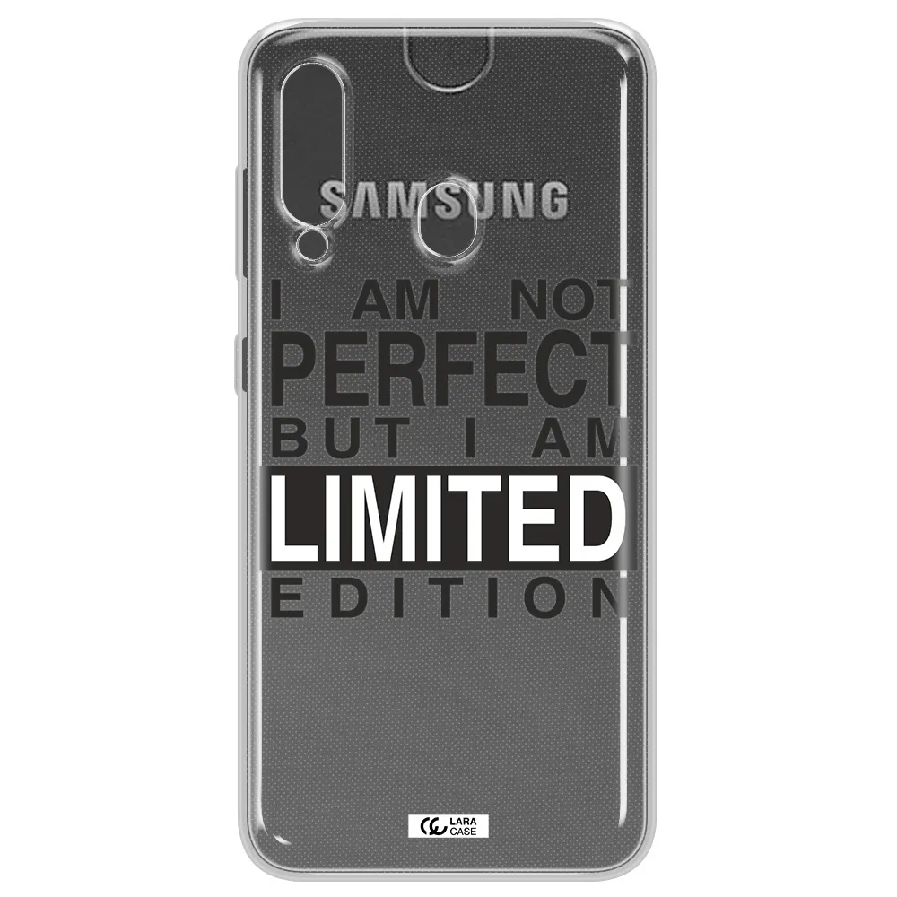 I Am Not Perfect Samsung A60 Clear TPU Case