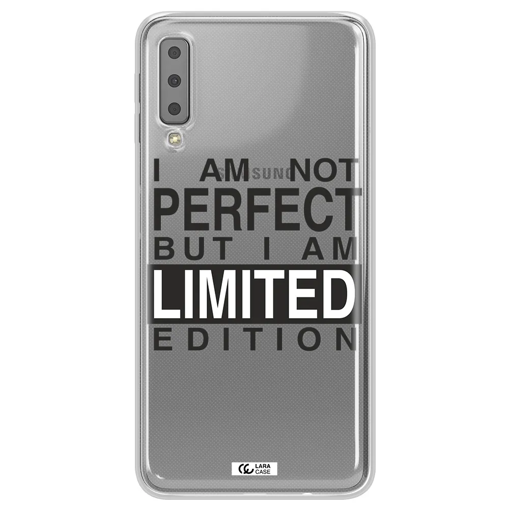 I Am Not Perfect Samsung A7 2018 Clear TPU Case