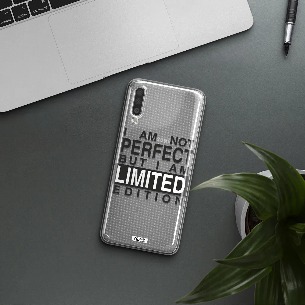 I Am Not Perfect Samsung A70 Clear TPU Case