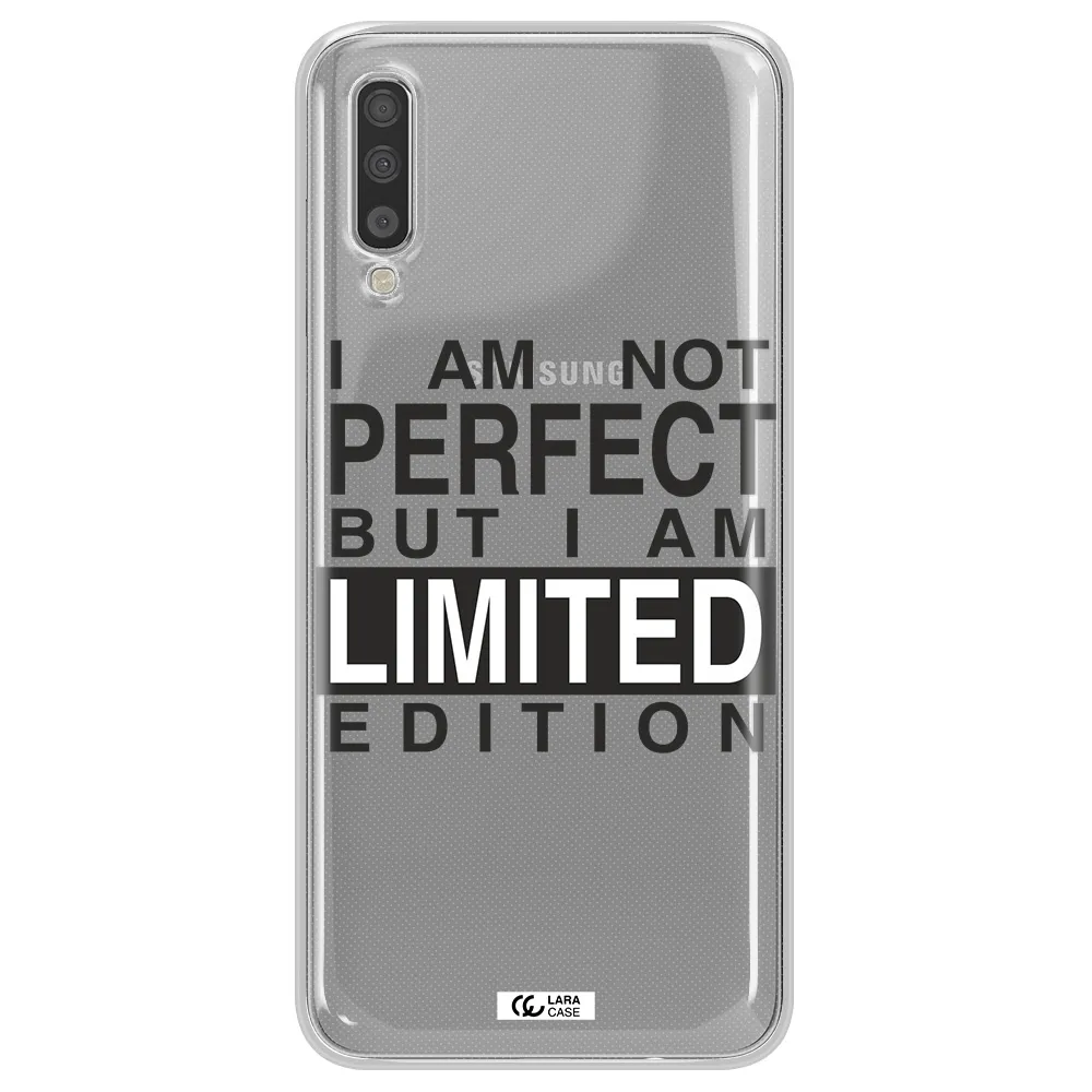 I Am Not Perfect Samsung A70S Clear Tpu Case
