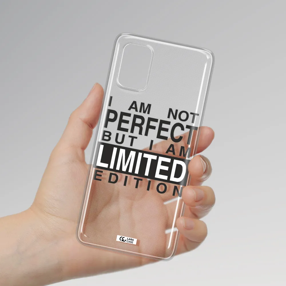 I Am Not Perfect Samsung A71 Clear TPU Case