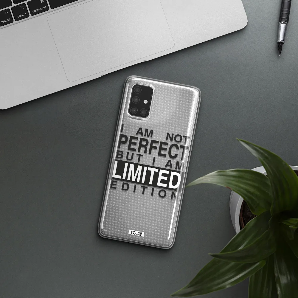 I Am Not Perfect Samsung A71 Clear TPU Case