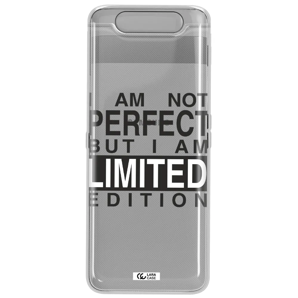 I Am Not Perfect Samsung A80 Clear TPU Case