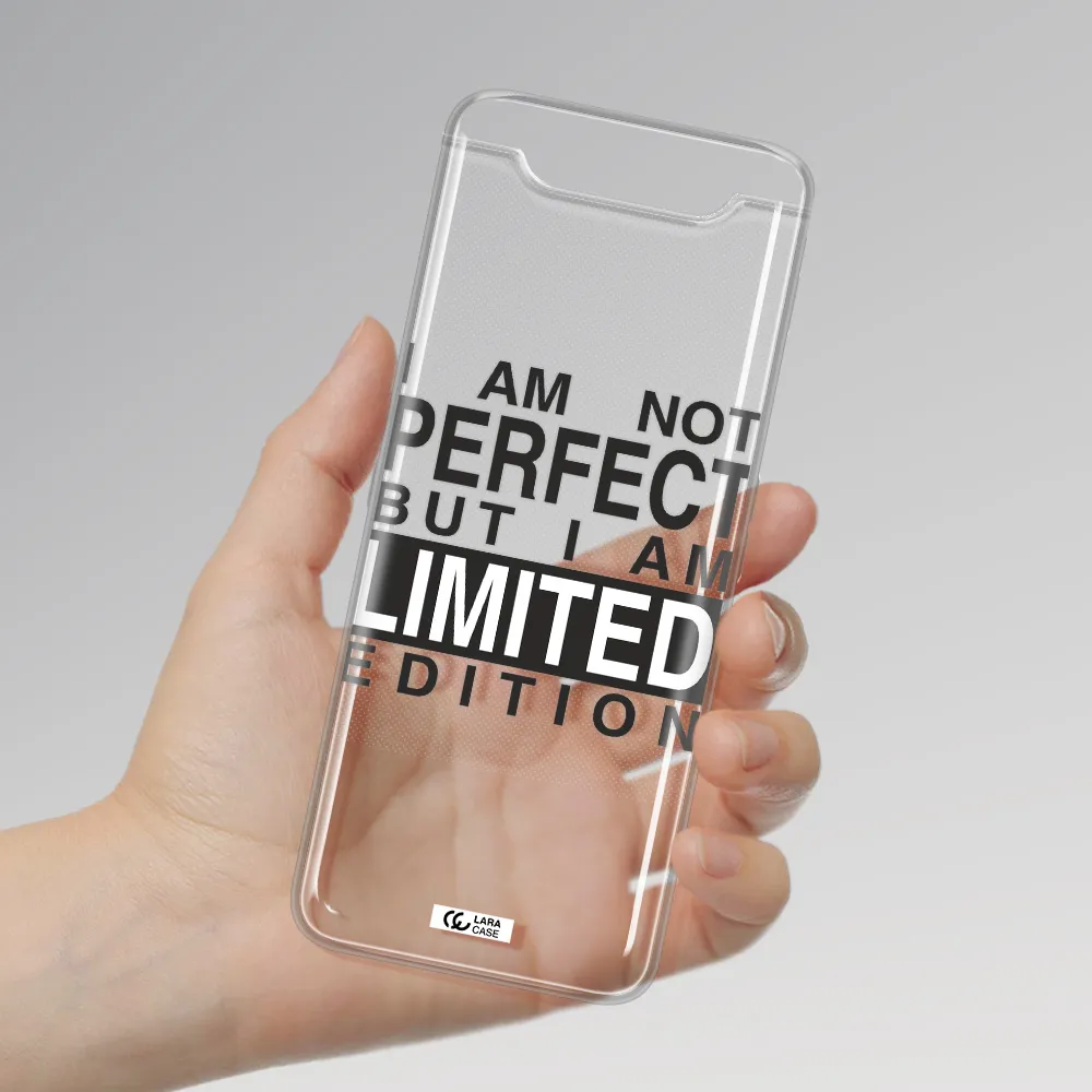 I Am Not Perfect Samsung A80 Clear TPU Case