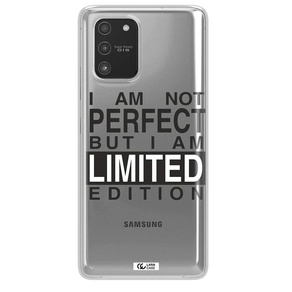 I Am Not Perfect Samsung A91 Clear TPU Case