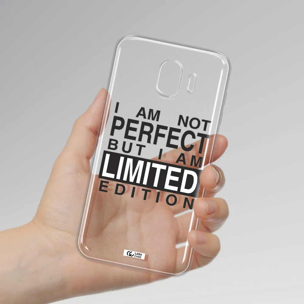 I Am Not Perfect Samsung J4 Clear TPU Case