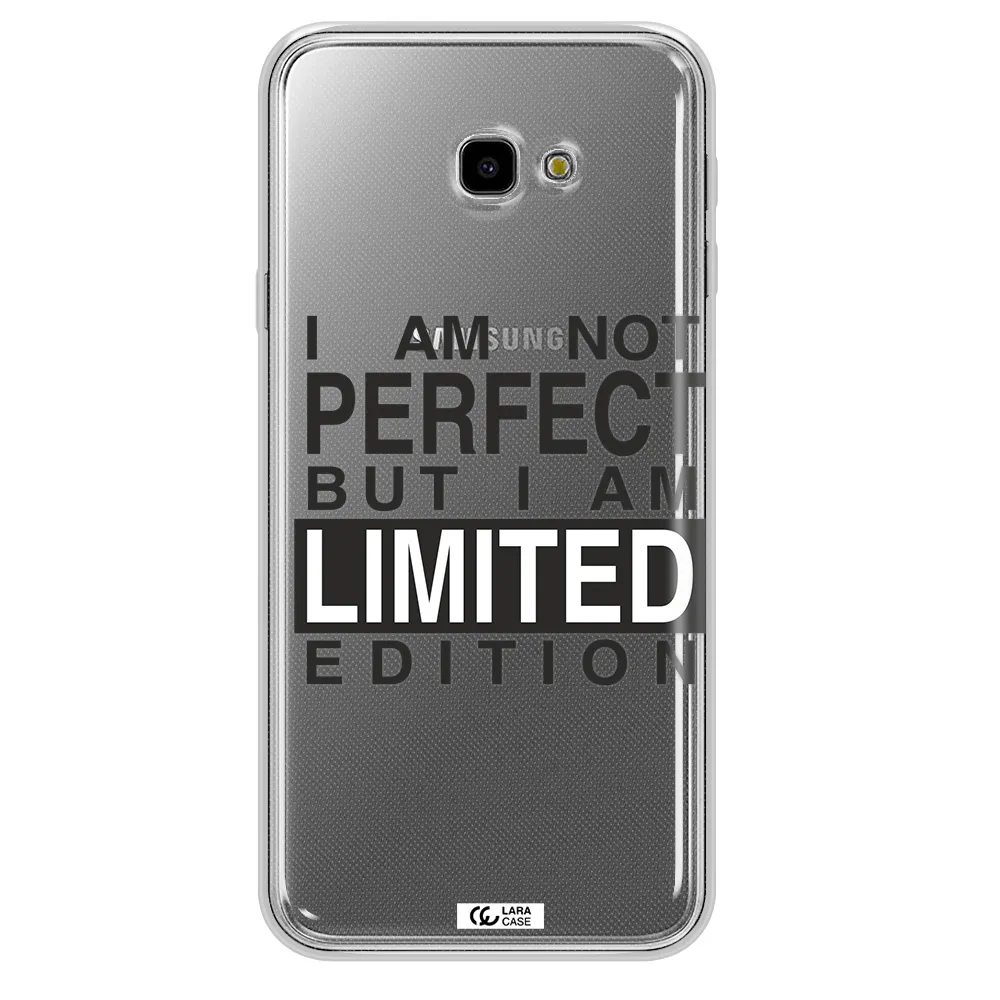 I Am Not Perfect Samsung J4 Plus Clear TPU Case