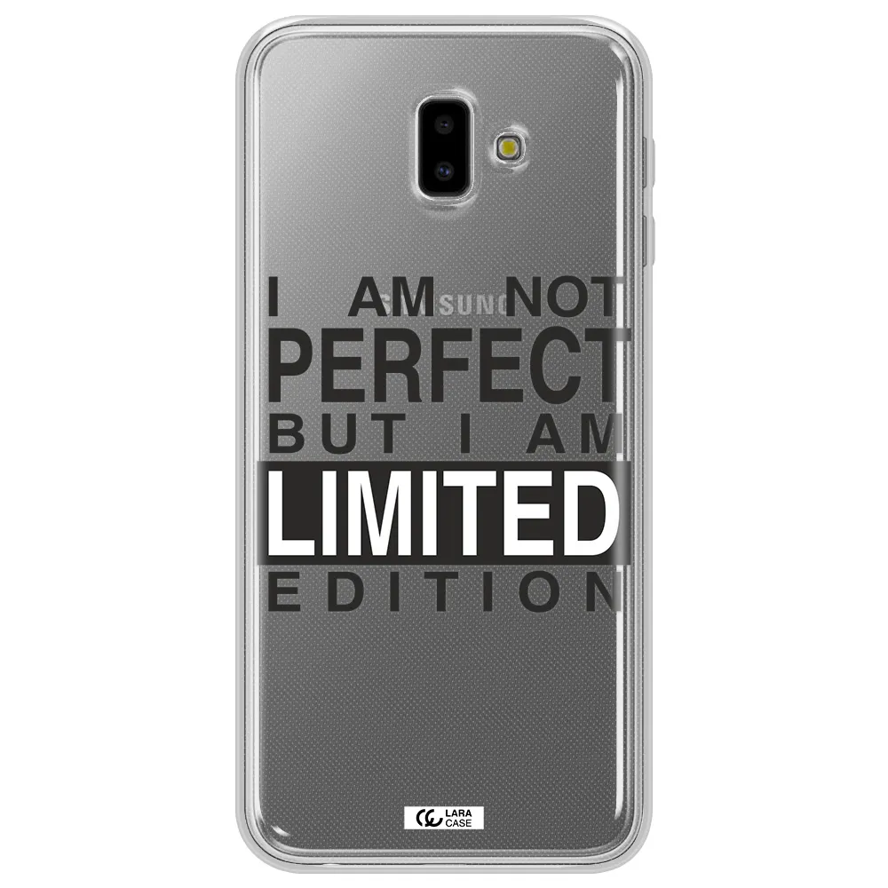 I Am Not Perfect Samsung J6 Plus Clear TPU Case