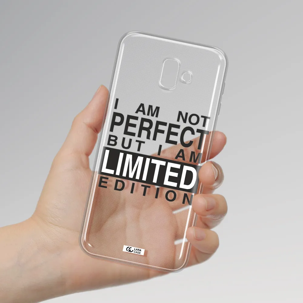 I Am Not Perfect Samsung J6 Plus Clear TPU Case