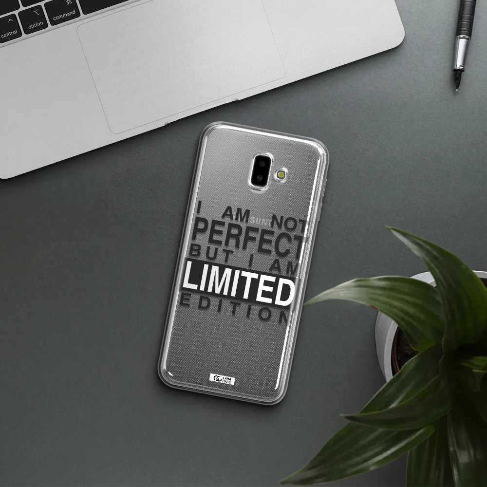 I Am Not Perfect Samsung J6 Plus Clear TPU Case