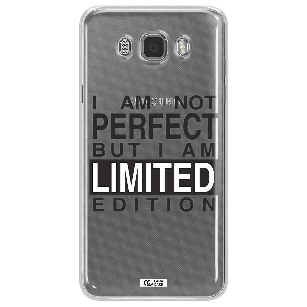 I Am Not Perfect Samsung J7 2016 Clear TPU Case