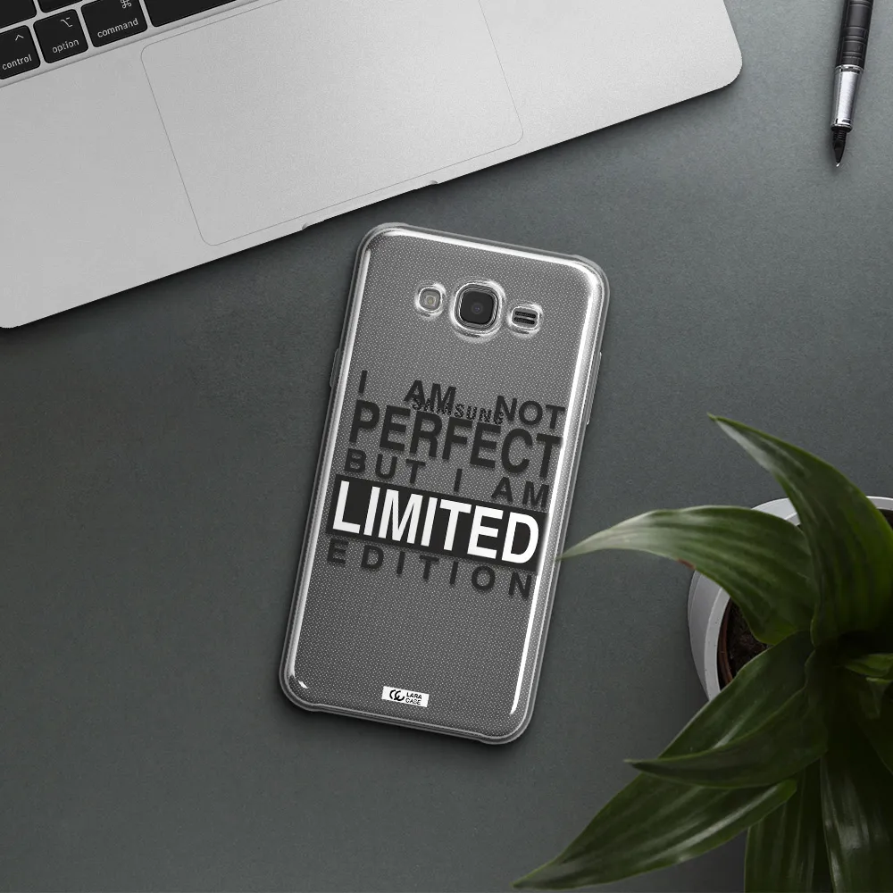 I Am Not Perfect Samsung J7 Clear TPU Case
