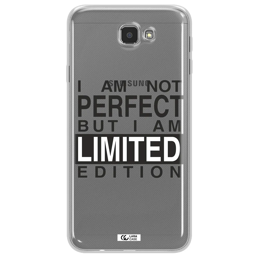 I Am Not Perfect Samsung J7 Prim Clear TPU Case