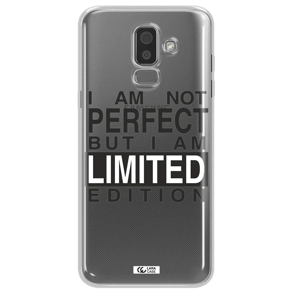 I Am Not Perfect Samsung J8 Clear TPU Case