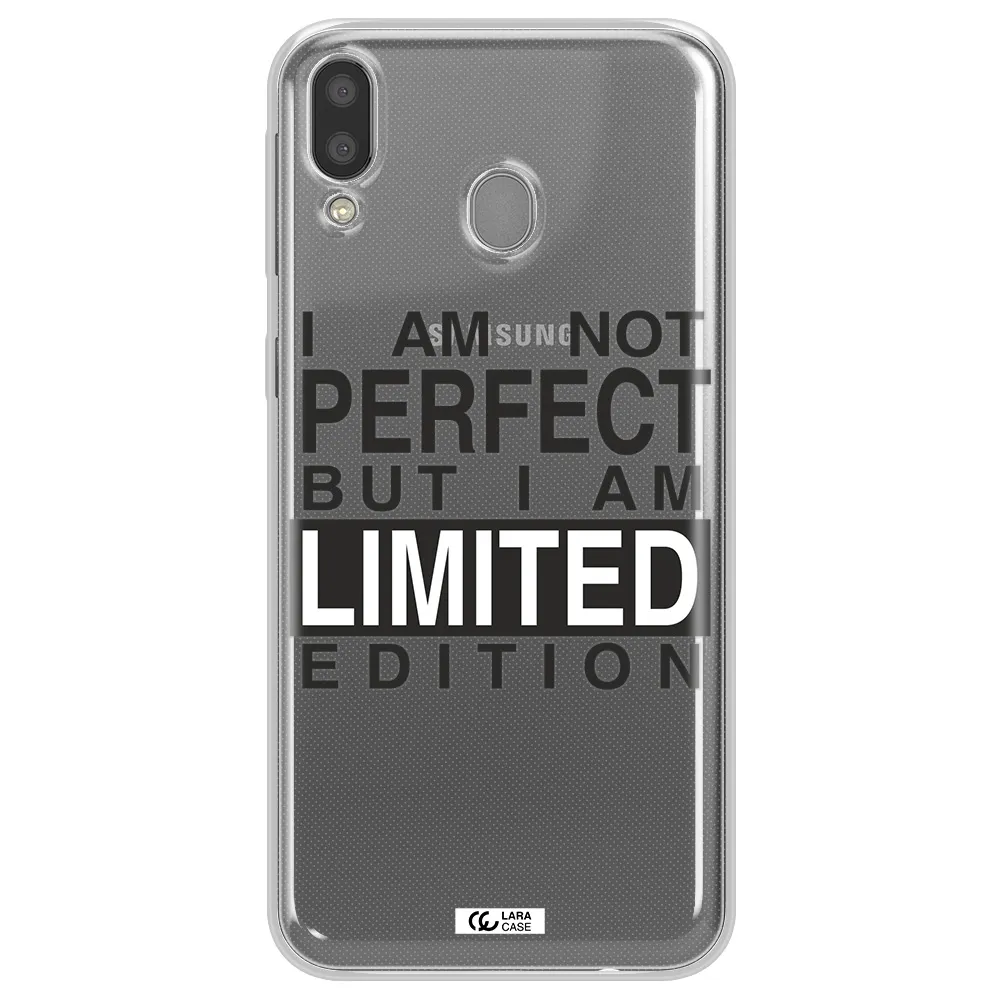 I Am Not Perfect Samsung M20 Clear TPU Case