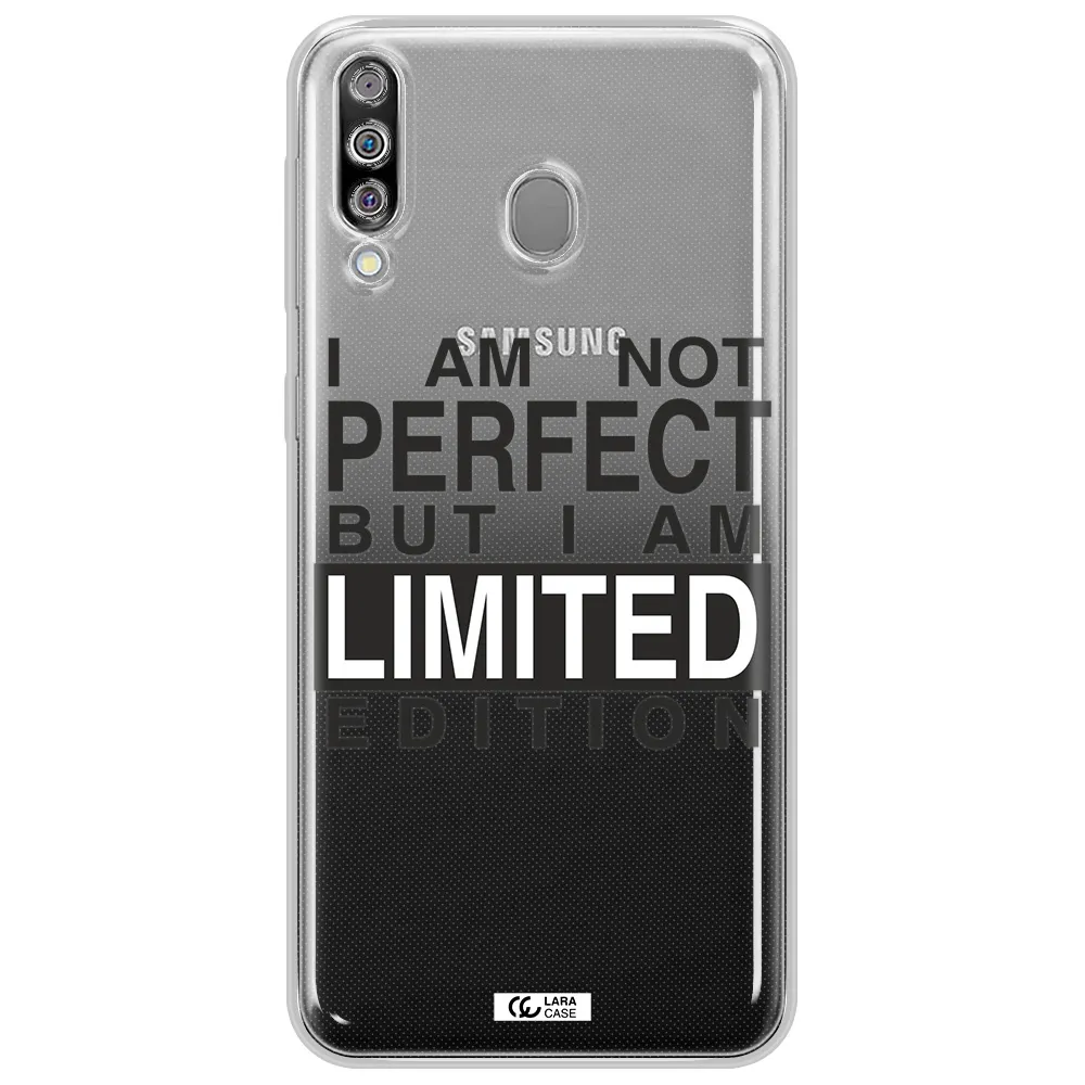 I Am Not Perfect Samsung M30 Clear TPU Case