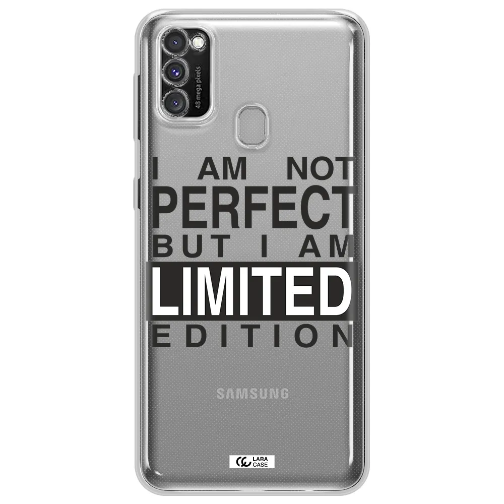 I Am Not Perfect Samsung M30S Clear TPU Case