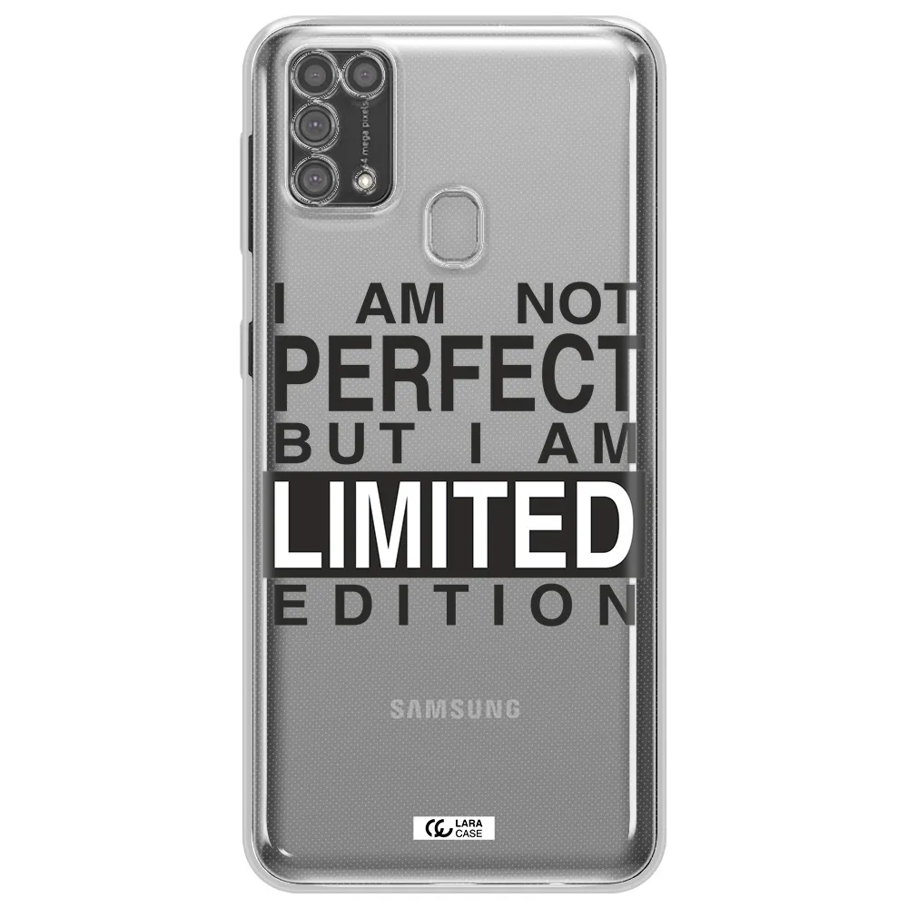 I Am Not Perfect Samsung M31 Clear TPU Case