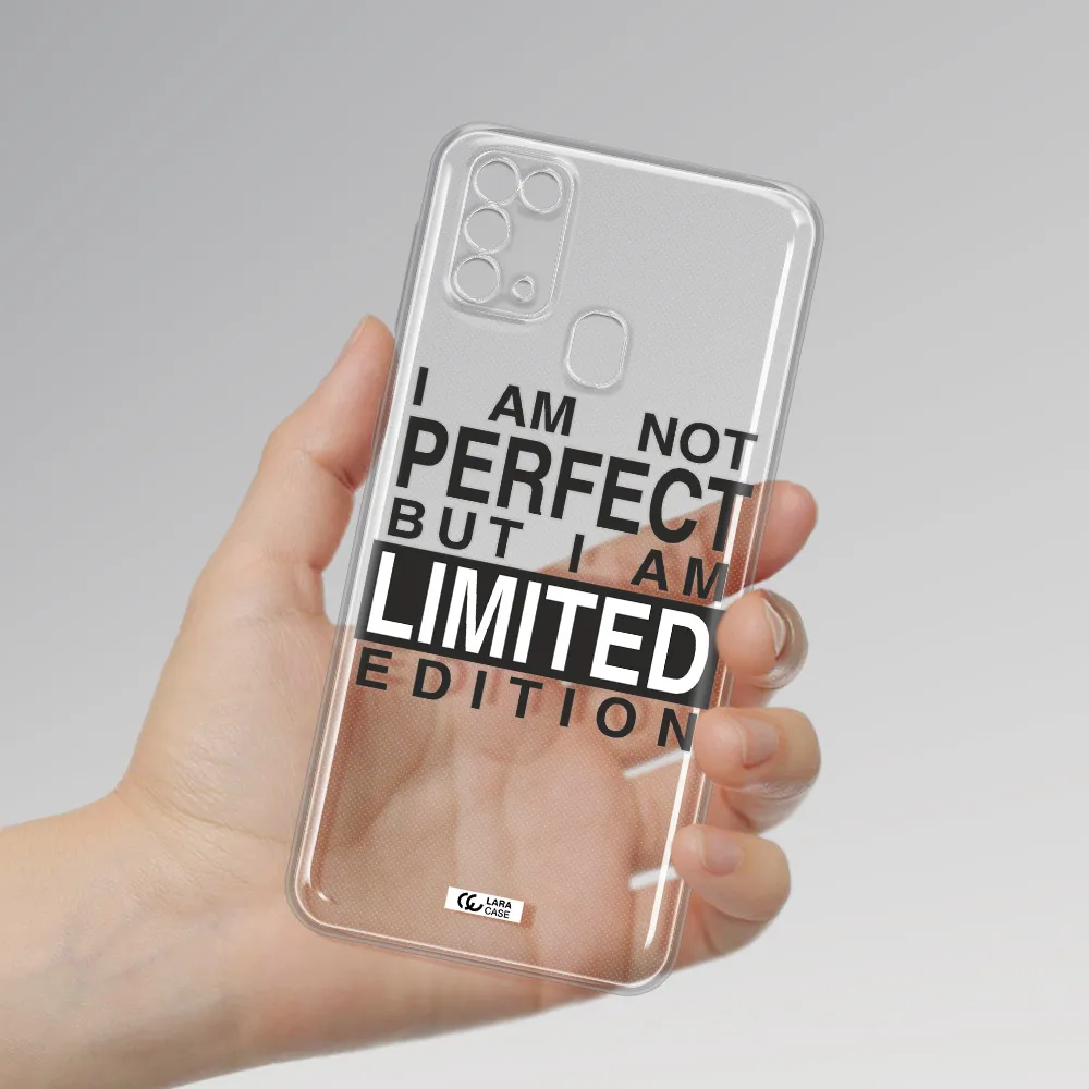 I Am Not Perfect Samsung M31 Clear TPU Case
