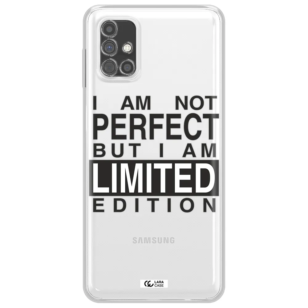 I Am Not Perfect Samsung M51 Clear TPU Case