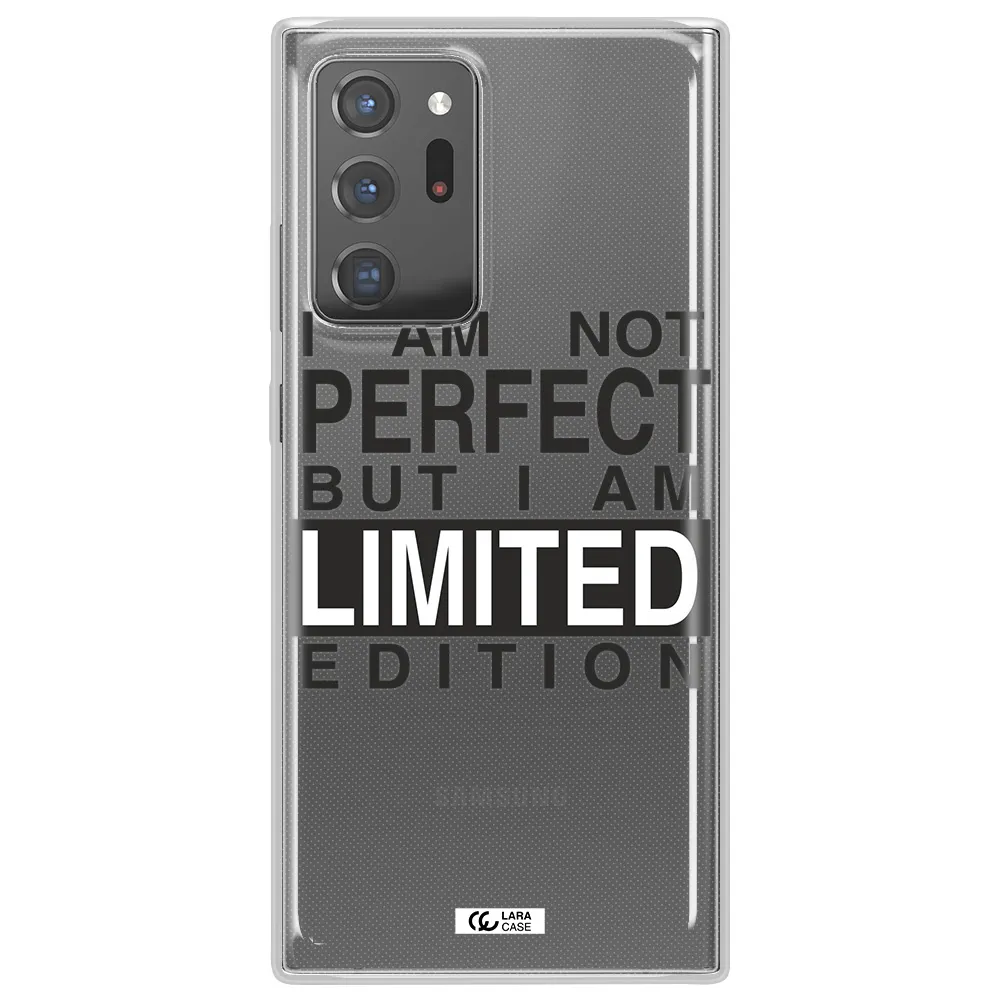 I Am Not Perfect Samsung Note 20 Ultra Clear TPU Case