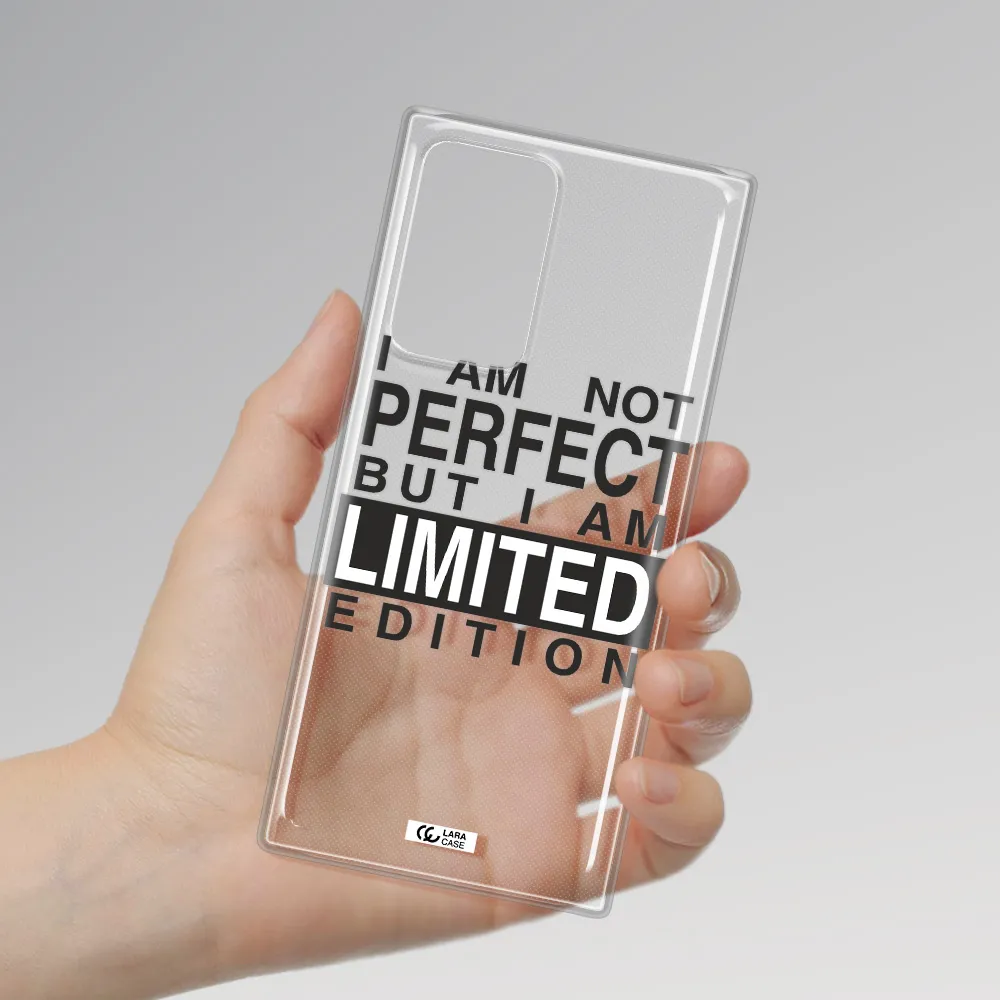 I Am Not Perfect Samsung Note 20 Ultra Clear TPU Case