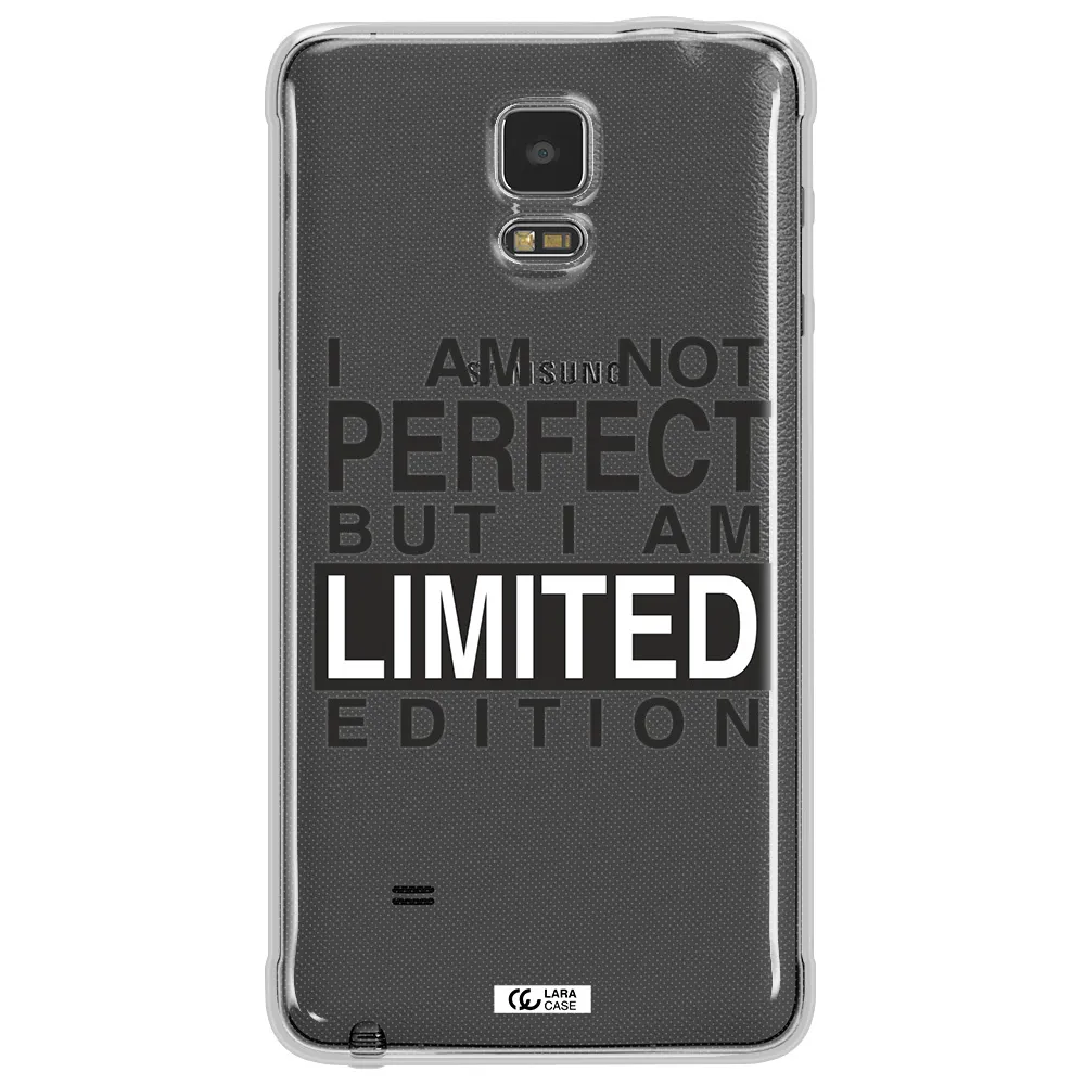 I Am Not Perfect Samsung Note 4 Clear TPU Case