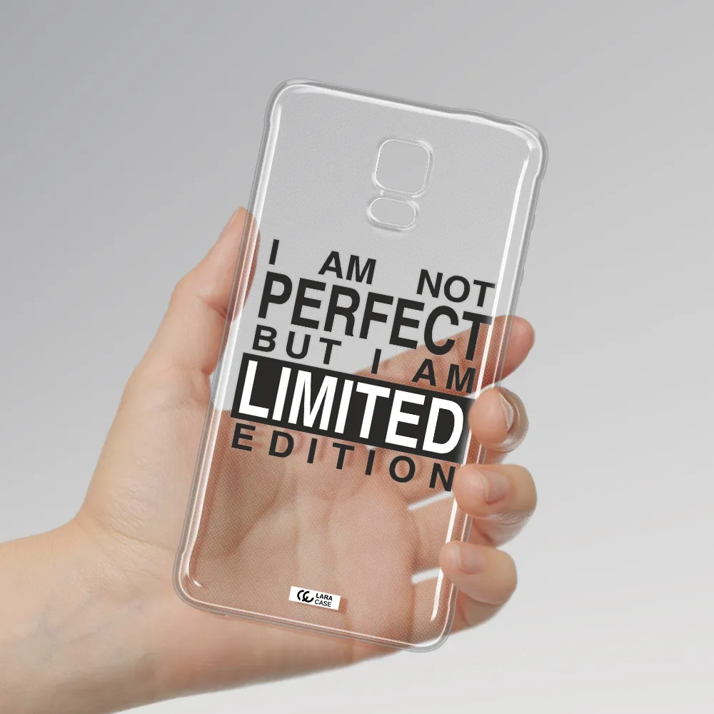 I Am Not Perfect Samsung Note 4 Clear TPU Case