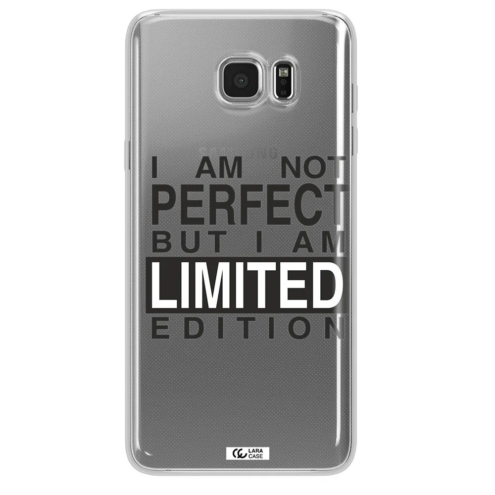 I Am Not Perfect Samsung Note 5 Clear TPU Case