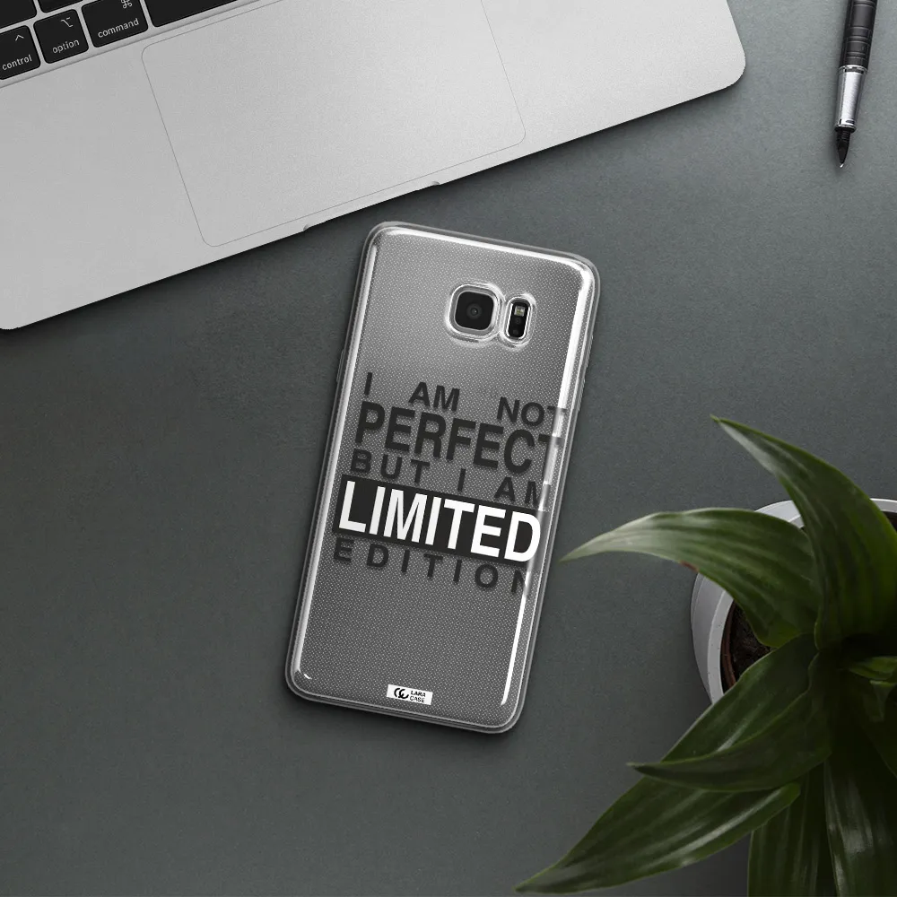 I Am Not Perfect Samsung Note 5 Clear TPU Case