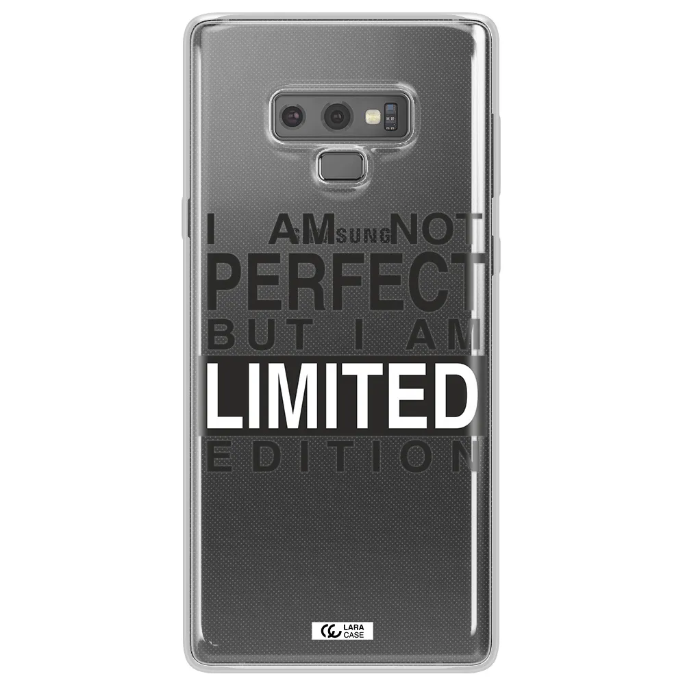 I Am Not Perfect Samsung Note 9 Clear TPU Case