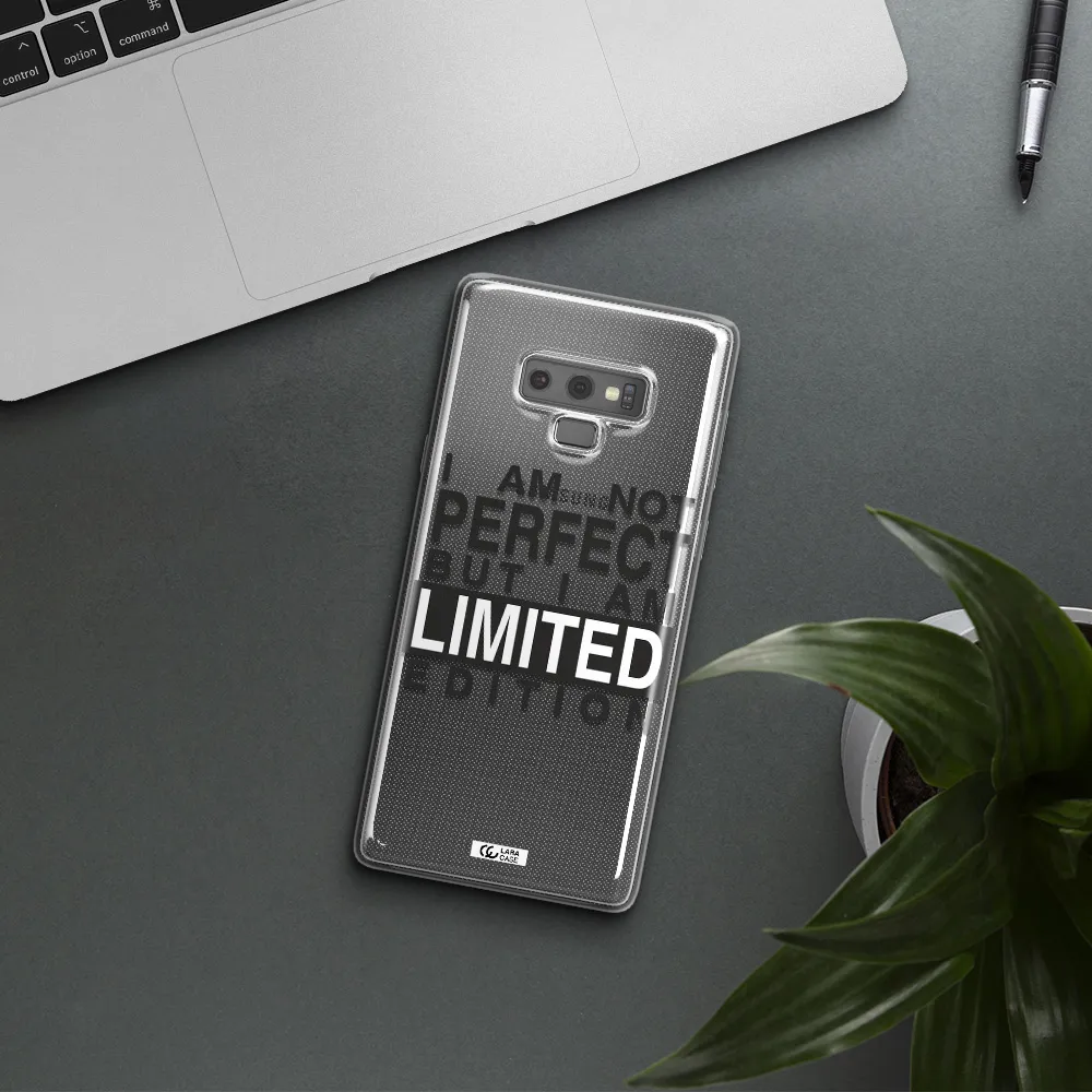 I Am Not Perfect Samsung Note 9 Clear TPU Case