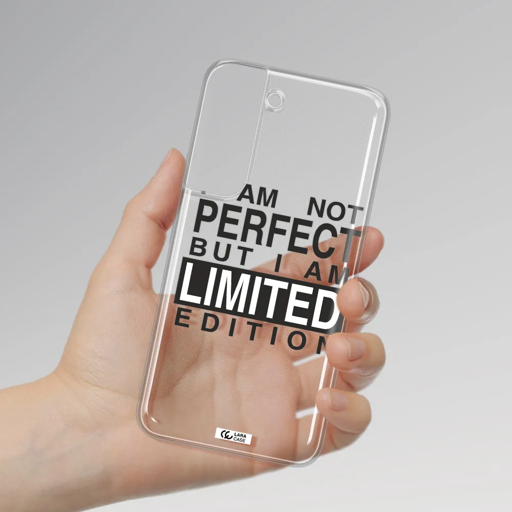 I Am Not Perfect Samsung S 22 Clear TPU Case