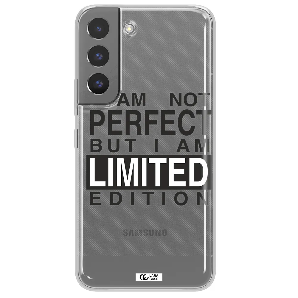I Am Not Perfect Samsung S 22 Plus Clear TPU Case