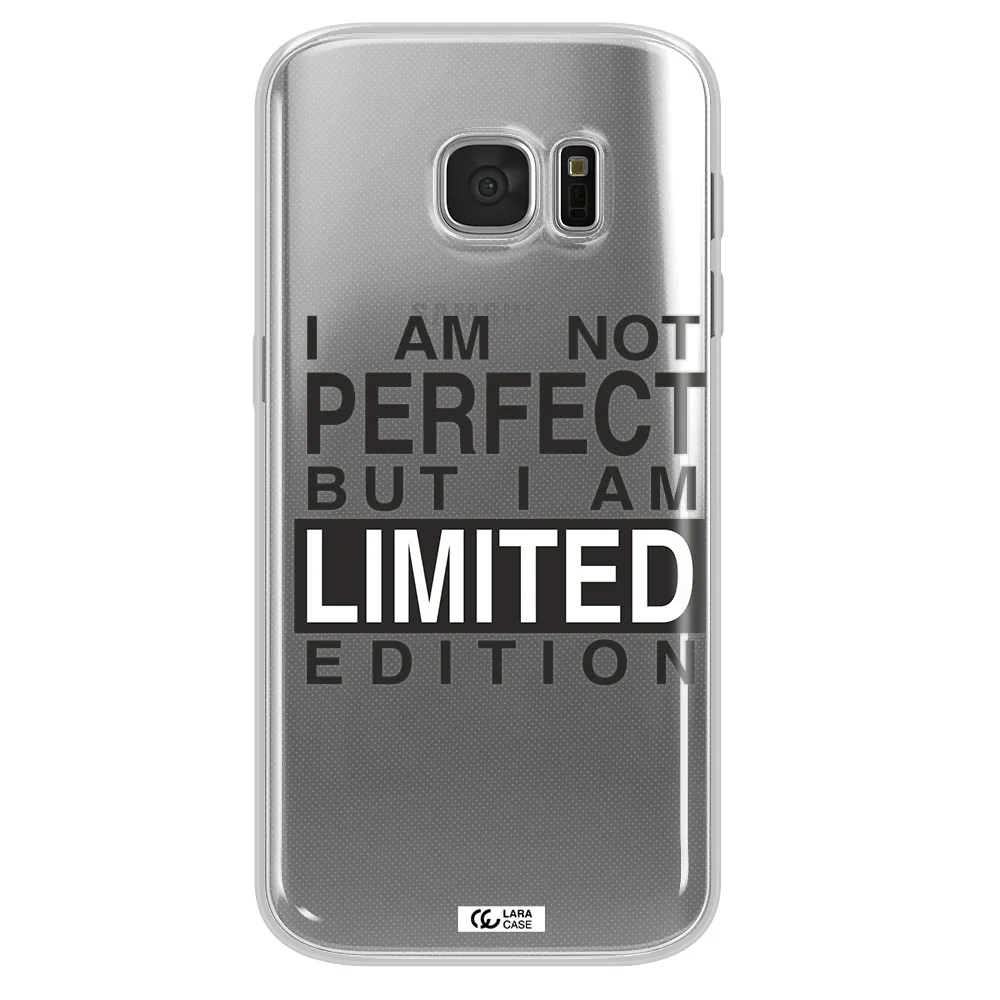 I Am Not Perfect Samsung S 7 Clear TPU Case