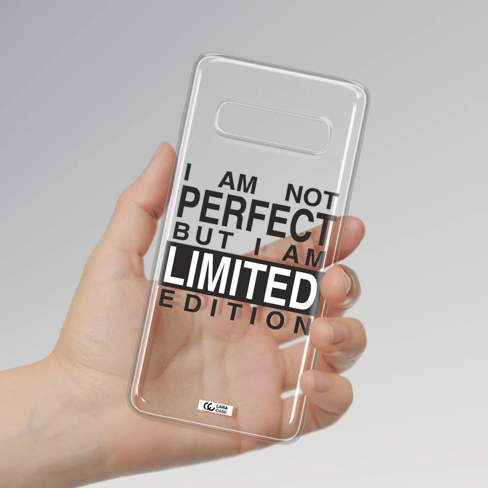 I Am Not Perfect Samsung S10 Plus Clear TPU Case