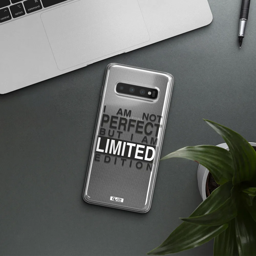 I Am Not Perfect Samsung S10 Plus Clear TPU Case
